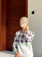 WHITE DOVE DESIGN – Premium Linen Printed Two Piece Suite