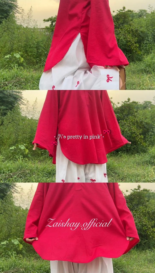 AIZAL SET – Luxury Winter Linen Plain &amp; Embroidered Ensemble