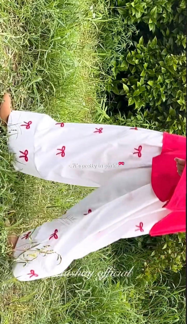 AIZAL SET – Luxury Winter Linen Plain &amp; Embroidered Ensemble