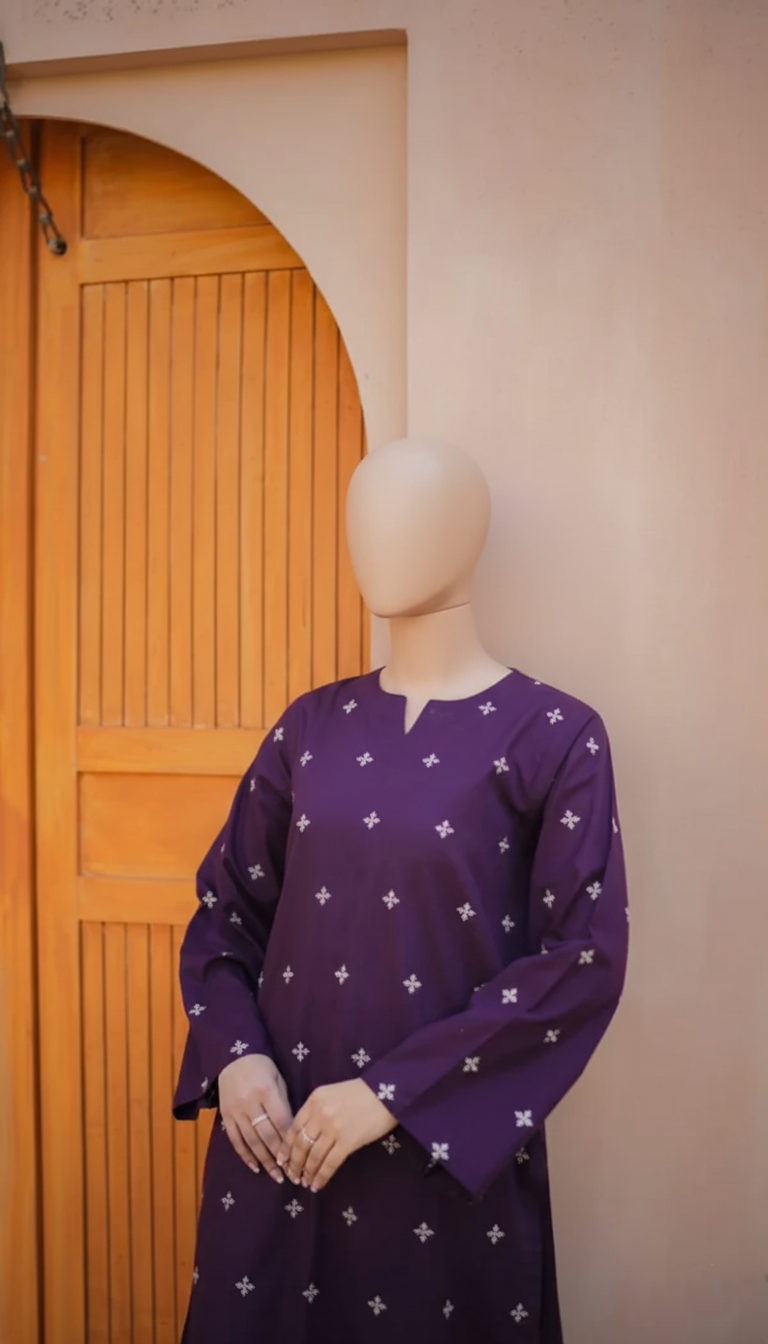 ZAFA – Luxury Premium Lawn Cotton Embroidered Suite