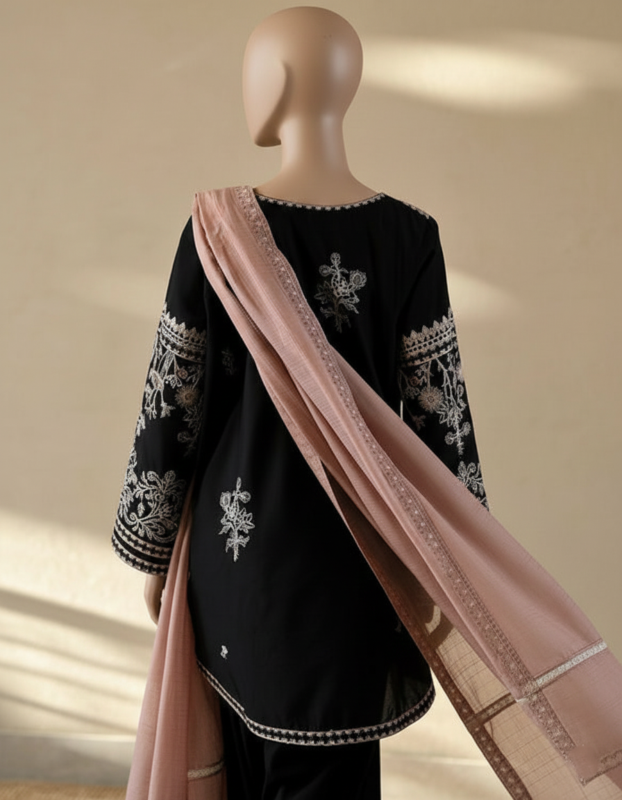 ZAIB – Luxury Lawn Cotton Fully Embroidered Suite
