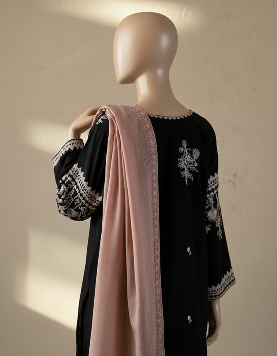 ZAIB – Luxury Lawn Cotton Fully Embroidered Suite