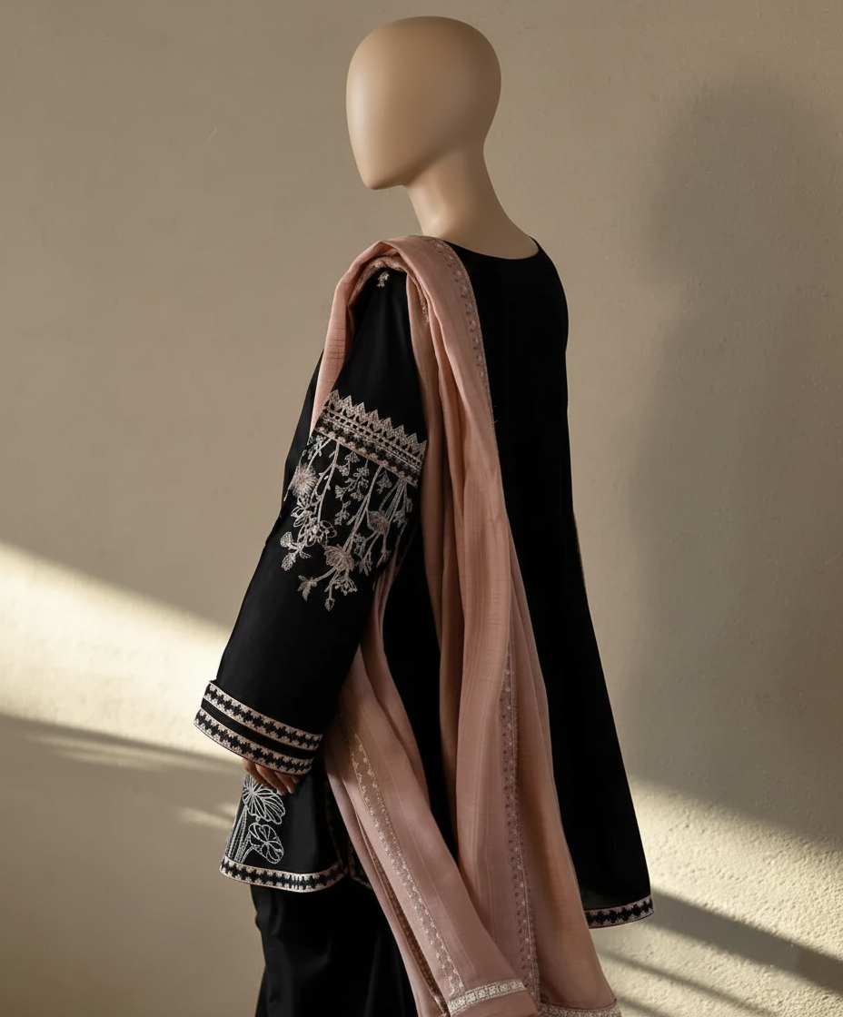 ZAIB – Luxury Lawn Cotton Fully Embroidered Suite