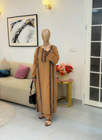 LUXURY ARABIC LAWN – Fully Embroidered Long Shirt Suite