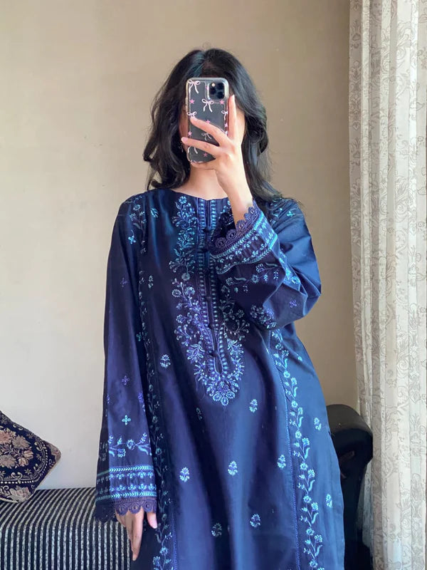 ZIMAL BLUE – Luxury Premium Lawn Cotton