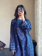 ZIMAL BLUE – Luxury Premium Lawn Cotton