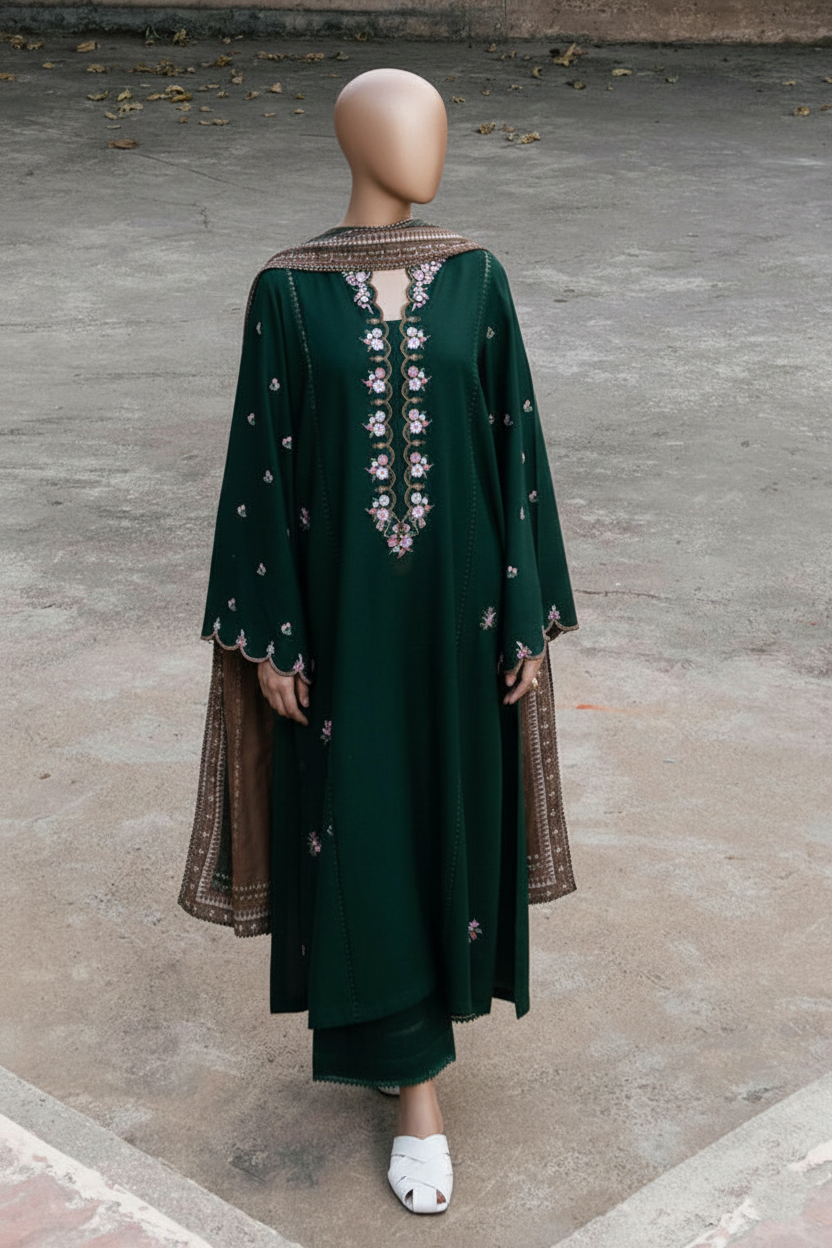 ZIVA GREEN – Emerald Grace Embroidered Edition